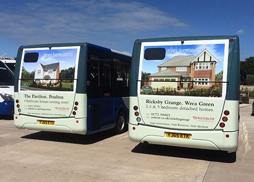 Redrow Uses Bus Advertising