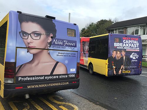 Optometrist Eyecare Bus Advertising